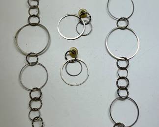 "Circles" Earring & Necklace Set