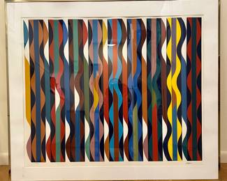 "The Covenant" Color Serigraph, Signed Agam 110/180 - 53" x 47"
