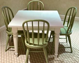 Pottery Barn Kids Table & Four Chairs