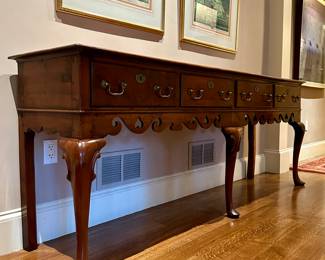 Antique 18th C. Queen Anne Foyer/Console Table