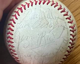 1975 Autographed Red Sox Team Baseball