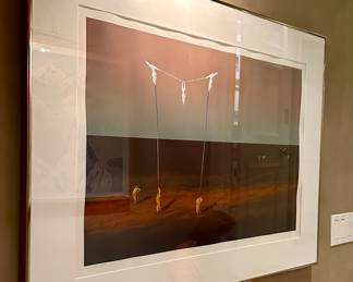 "Late Afternoon Shadow" Serigraph, Signed Ali Clift 28/100, --Ali Cann-Clift is an American Postwar & Contemporary artist, born in 1949