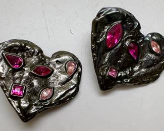 Heart Clip Earrings