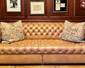 Leather Chesterfield Sofa