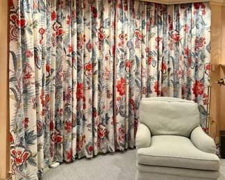 Custom Brunschwig & Fils Curtain Panels