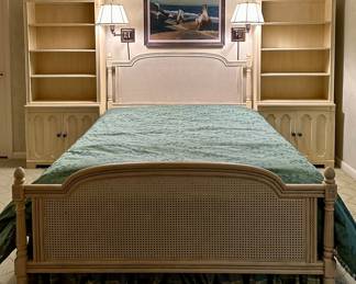 Queen Caned Bed