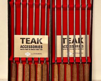 Otagiri Teak Fondue Forks