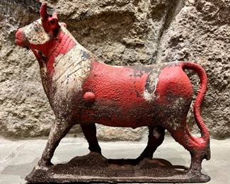 Antique Bull Windmill Weight