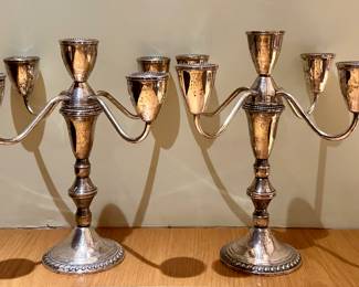 Sterling Candleabras