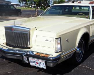 1977 Lincoln Mark V Two Door Luxury Vehicle From The 70's, 