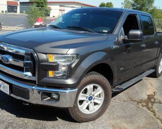 2017 Ford F-150 Super Crew Pickup Truck (2.7L, V6), 117,566 Miles