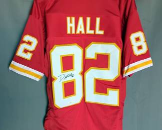 Dante Hall #28 Kansas City Chiefs Autographed Jersey With JSA Hologram