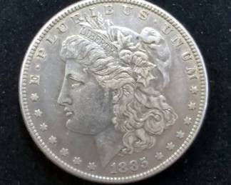 1885 Morgan Silver Dollar
