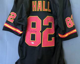 Dante Hall #28 Kansas City Chiefs Autographed Jersey With PSA COA Sticker