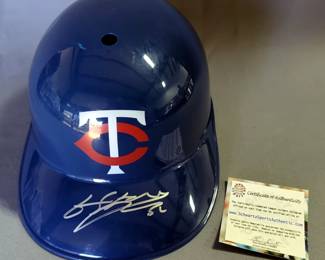 Byung-Ho Park Minnesota Twins Autographed Replica Batting Helmet With Schwartz Sports COA