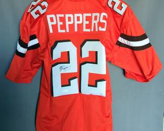 Jabrill Peppers #22 Cleveland Browns Autographed Jersey With JSA COA Sticker
