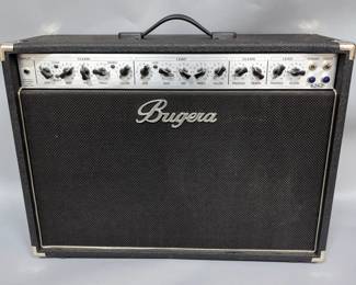 Bugera 6260-212 Guitar Amp, Replaced Matched Set Of Power Tubes, With User Manual, 27" W x 20" H
