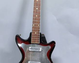 Kent Double Cut Style Electric Guitar With Hard Case