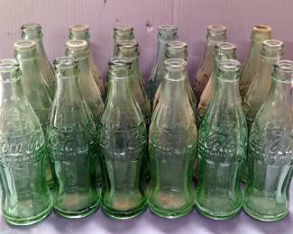 Vintage Coca-Cola 6 oz Glass Bottles, Qty 18