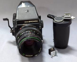Vintage Zenza Bronica ETR Series Gamera, With Manual, And Hard Case
