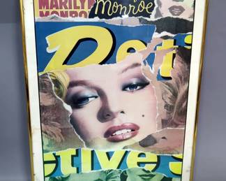 Marilyn Monroe Posters Framed Under Glass, Qty 2, 18.5" W x 24.5" H, 16.5" W x 20.5" H