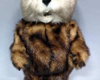 Caddyshack Goffer, 14" H, Dale Earnhardt Bear, 16.5" H, Tony Stewart Teddy Bear, 10" H, And Jeff Gordon Teddy Bear, 6" H