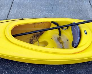 Potomac Vortex 80DLX Kayak, 29" W x 8' L, And Double Sided Paddle