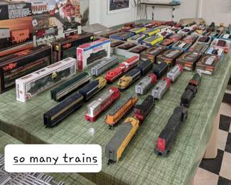 HO scale trains and engines