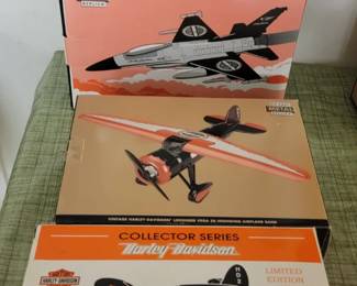 metal airplane banks