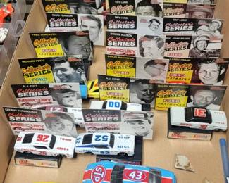 Nascar models, many still in packaging