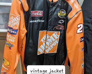 Vintage Leather Nascar Jacket. 
