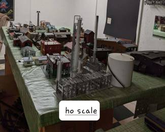 HO scale buildings 