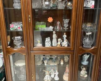 crystal glassware figurines