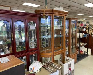 curio cabinets cheap!!