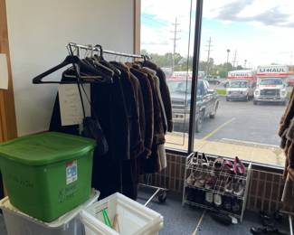 vintage clothing coats leather and fur