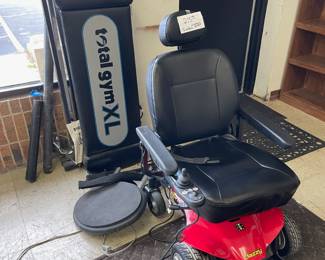 electric wheel chair total gym xl