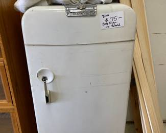 antique fridge
