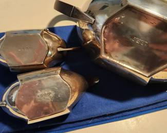 Sterling tea set
