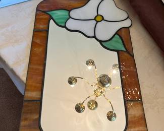 stained glass mirror