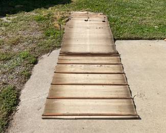 THIS IS SO COOL.   VERY OLD JOHN DEERE CANVAS TOP.   