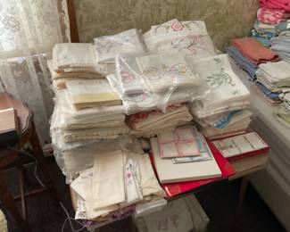 AMAZING PILLOWCASES ALL HAND STICHED