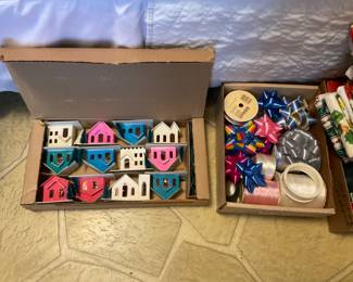 PUTZ HOUSES.  NEVER USED.  