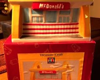McDonalds cookie jar by Treasure Craft
