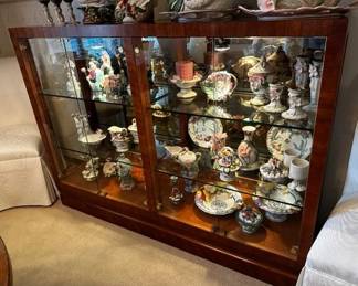 Beautiful display cabinet measuring 66” wide x 48” tall x 18” deep. Great display for retail also
