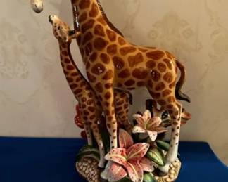 Fitz & Floyd Giraffe with baby