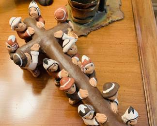 GROUP PRAYER WITH CROSS