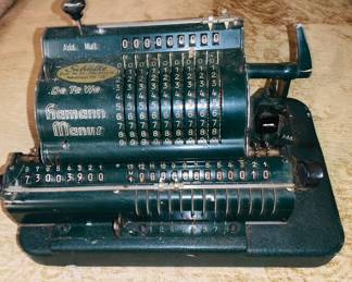 GERMAN CALCULATOR HERMANN MANUS