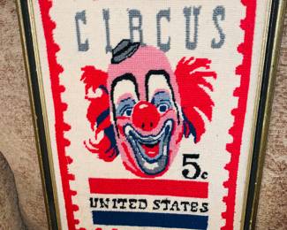 CIRCUS CLOWN STAMP