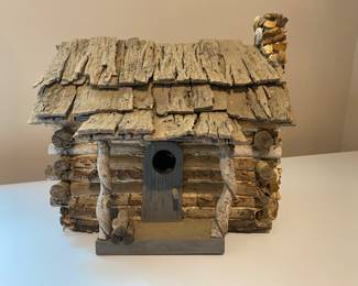 Handcrafted birdhouse