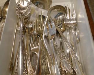 Miscellaneous serving pieces.  Fun very old pieces also make good craft items as well.